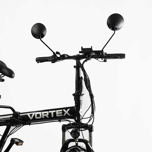 Електровелосипед Corso «Vortex» 24" дюймів TX-78950 (1) ЧОРНИЙ, рама алюмінієва, двигун 500W, акум. 48V13Ah літієвий, зібраний на 75, у коробці