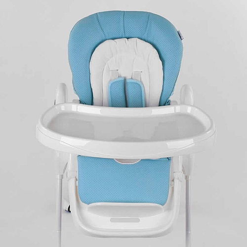 Стільчик для годування Toti W-48406 (1) м'який PU, м'який вкладиш, 4 колеса, знімний столик