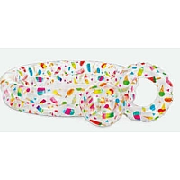 Intex Басейн 59460 NP "Зірки" (12) Коло, дитяче, 2 кільця, кольоровий з набором, розміром 122х25см, 150л, від 2-х років