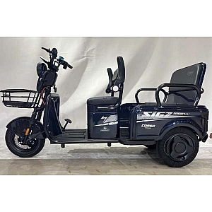 Електричний трицикл Corso «SIG-7» SG-640290 (1) + 1 ЯЩИК АКУМ двигун 1200W, акумулятор графеновий 72V/23Ah, колеса 300-10, в коробці