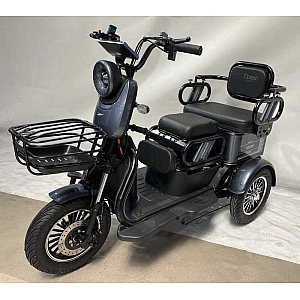 Електричний трицикл Corso «PROTEX» PRX-603270 (1) + 1 ЯЩИК АКУМ двигун 1000W, акумулятор графеновий 72V/23Ah, колеса 300-10, в коробці