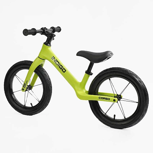 Велобіг Corso Indigo 14" D-2215-45 нейлонова рама, нейлонова вилка, надувні колеса 14", в коробці