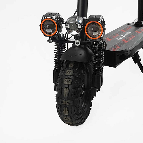 Електричний самокат BS-80632 Best Scooter з сидінням (1) двигун 1200W, акумулятор літієвий 48V18Ah, колеса надувні 11’’, в коробці