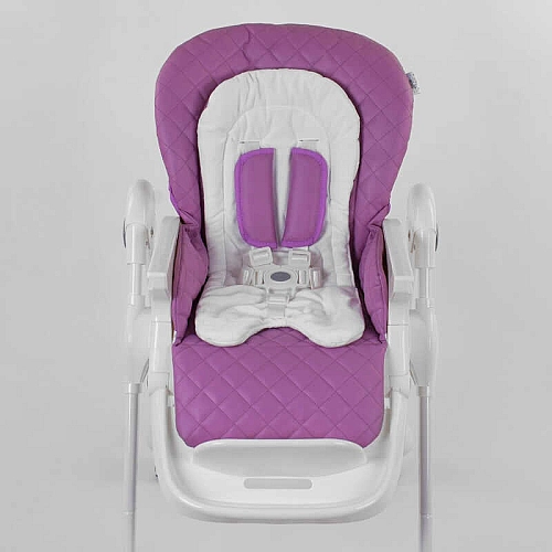 Стільчик для годування Toti W-62005 (1) м'який PU, м'який вкладиш, 4 колеса, знімний столик