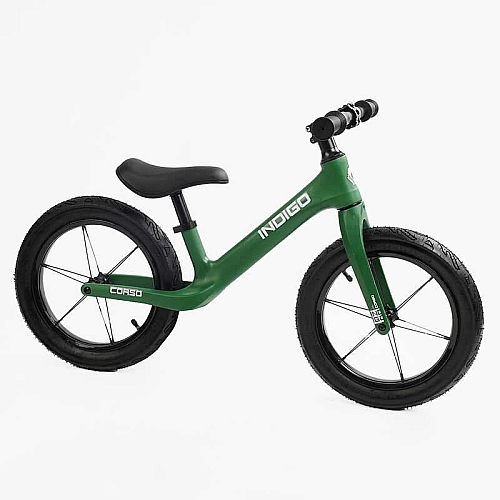 Велобіг Corso Indigo 14" D-6540-74 нейлонова рама, нейлонова вилка, надувні колеса 14", в коробці