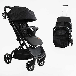 Коляска прогулянкова дитяча JOY Elegans A-50463 рама алюмінієва, футкавер, підсклянник, телескопічна ручка