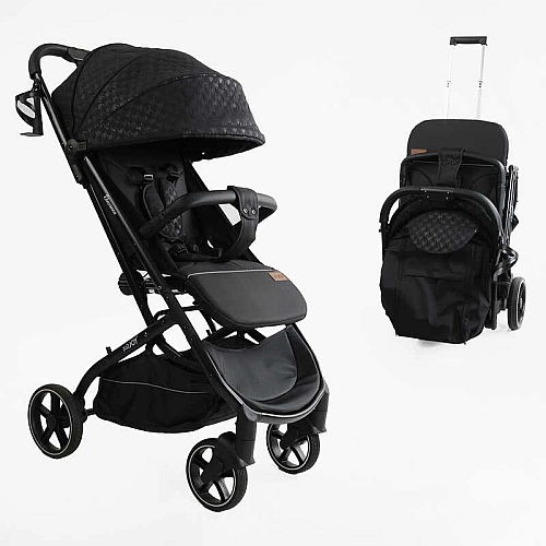 Коляска прогулянкова дитяча JOY Elegans A-50463 рама алюмінієва, футкавер, підсклянник, телескопічна ручка