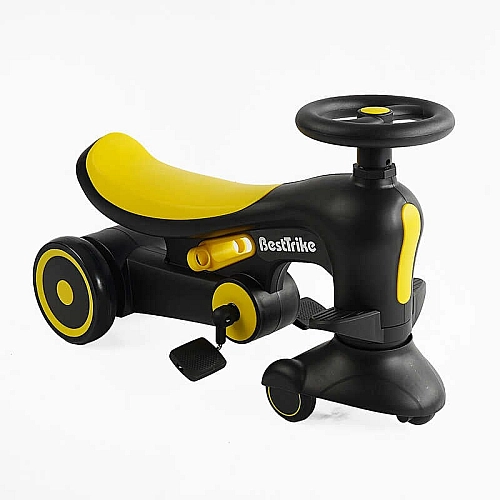 Велосипед-толокар BST-7702 Best Trike (1) матеріал рами нейлон, колеса PU, батьківська ручка