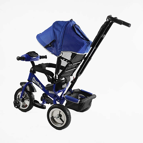 Велосипед 3-х колісний 68-640 Best Trike (1) КОЛЕСО ПІНА, d=25см переднє, d=20см задні, фара музична, USB, Bluetooth