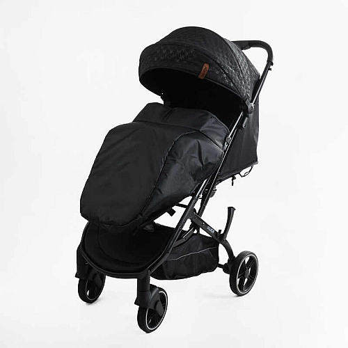 Коляска прогулянкова дитяча JOY Elegans A-50463 рама алюмінієва, футкавер, підсклянник, телескопічна ручка