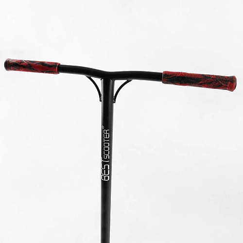 Самокат трюковий Best Scooter BS-77488 (4) HIC-система, ПЕГИ, алюмінієвий диск та дека з ПРИНТОМ, колеса PU, d = 110мм, ширина керма - 60 см, в коробці
