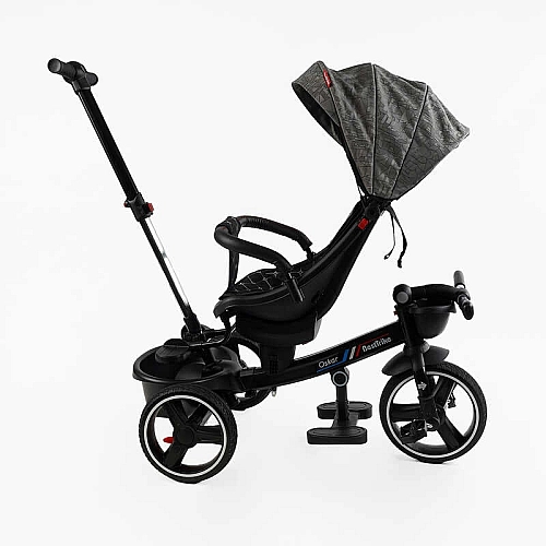 Велосипед 6390 – 18-698 BestTrike "Oscar" ПОВОРОТНЕ СИДІННЯ, КЕРМО СКЛАДАЄТЬСЯ, КОЛЕСА З ПРОГУМОВАНИМ PU, КОШИК, ТЕЛЕСКОПІЧНА РУЧКА