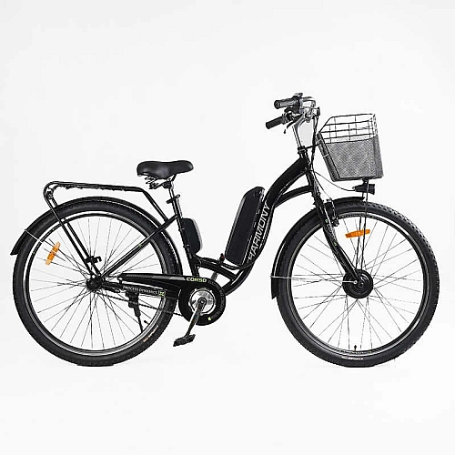Электровелосипед Corso HARMONY 28" HR-28602, 350W, 36V10AH, корзина, фара, сигнал