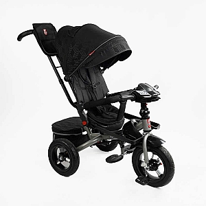 Велосипед 6088 F – 695-12 Best Trike ПОВОРОТНЕ СИДІННЯ, СКЛАДНЕ КЕРМО, ФАРА МУЗИЧНА З USB,Bluetooth НАДУВНІ КОЛЕСА, ПУЛЬТ ВКЛЮЧЕННЯ СВІТЛА І ЗВУКУ