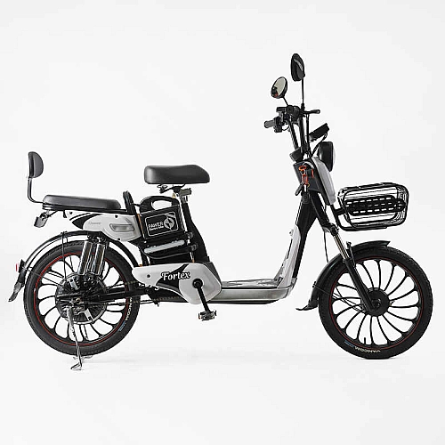 Електровелосипед Corso «Fortex» 20" дюймів FR-9523-4 (1) рама сталева, двигун 500W, акумулятор 48V20AH, корзина, у коробці
