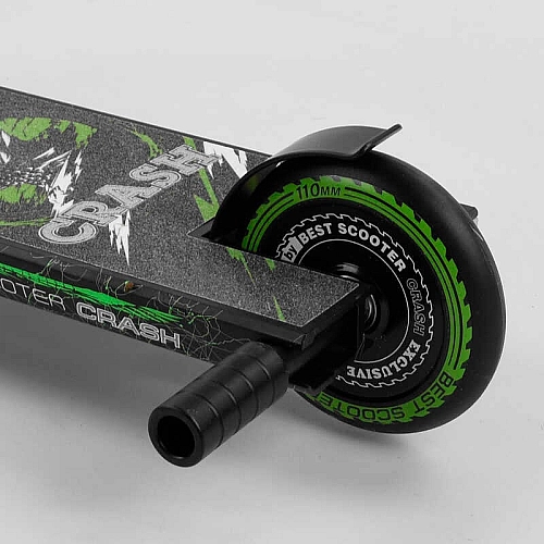 Самокат трюковий 41747 Best Scooter (4) "CRASH" HIC-система, ПЕГІ, алюмінієвий диск і дека, колеса 110 мм PU, ширина керма - 57 см, в коробці