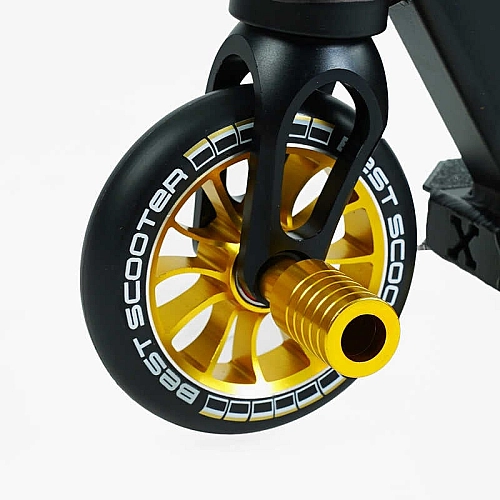 Самокат трюкових Best Scooter 51738 HIC-система, Пегі, алюмінієвий диск і дека, колеса PU d-110 мм, ширина керма - 52 см, висота - 83 см, в коробці