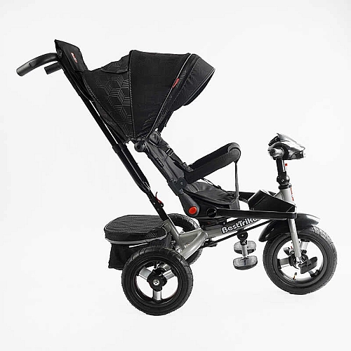 Велосипед 6088 F – 695-12 Best Trike ПОВОРОТНЕ СИДІННЯ, СКЛАДНЕ КЕРМО, ФАРА МУЗИЧНА З USB,Bluetooth НАДУВНІ КОЛЕСА, ПУЛЬТ ВКЛЮЧЕННЯ СВІТЛА І ЗВУКУ