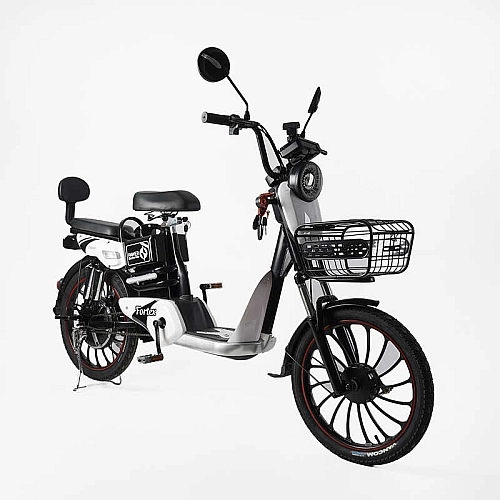 Електровелосипед Corso «Fortex» 20" дюймів FR-9523-4 (1) рама сталева, двигун 500W, акумулятор 48V20AH, корзина, у коробці