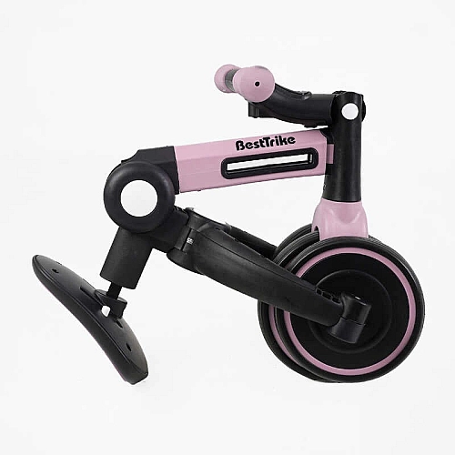 Велосипед 3-х колісний BS-11402 "Best Trike" (1) колеса EVA переднє 8’’, заднє 6’’, нейлонова рама, трансформується у велобіг, підсвічування