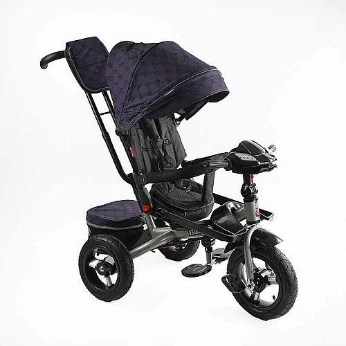 Велосипед 6088 F – 702-15 Best Trike ПОВОРОТНЕ СИДІННЯ, СКЛАДНЕ КЕРМО, ФАРА МУЗИЧНА З USB,Bluetooth НАДУВНІ КОЛЕСА, ПУЛЬТ ВКЛЮЧЕННЯ СВІТЛА І ЗВУКУ