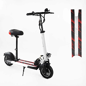Електричний самокат BS-10650 Best Scooter з сидінням (1) двигун 800W, акумулятор літієвий 48V13Ah, колеса надувні 10’’, в коробці