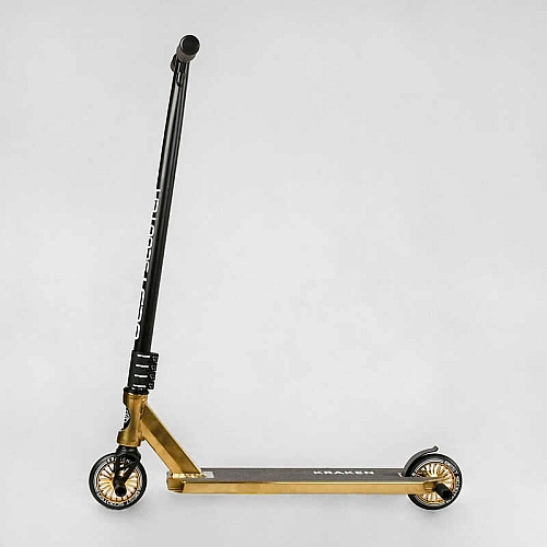 Самокат трюковий KR-93091 Best Scooter (4) Kraken HIC-система, ПЕГИ, алюмінієвий диск та дека, АНОДОВАНИЙ, колеса PU 110 мм, ширина керма 58 см