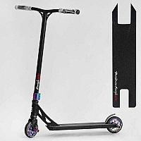 Самокат трюковий N- 43005 "Best Scooter" (2) "Freestyle", HIC-система, ПЕГИ, алюмінієвий диск та дека, колеса PU, d=120мм, ширина керма 58 см
