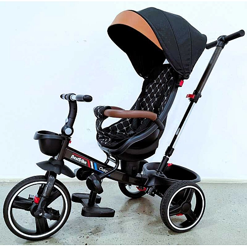 Велосипед 6390 – 24-115 BestTrike "Oscar" ПОВОРОТНЕ СИДІННЯ, КЕРМО СКЛАДАЄТЬСЯ, КОЛЕСА З ПРОГУМОВАНИМ PU, КОШИК, ТЕЛЕСКОПІЧНА РУЧКА