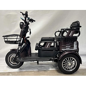 Електричний трицикл Corso «PROTEX» PRX-901122 (1) + 1 ЯЩИК АКУМ двигун 1000W, акумулятор графеновий 72V/23Ah, колеса 300-10, в коробці