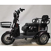 Електричний трицикл Corso «PROTEX» PR-966041 (1) + 1 ЯЩИК АКУМ, двигун 1200W, акумулятор графеновий 72V/23Ah, колеса 300-10, в коробці