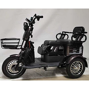 Електричний трицикл Corso «PROTEX» PR-966041 (1) + 1 ЯЩИК АКУМ, двигун 1200W, акумулятор графеновий 72V/23Ah, колеса 300-10, в коробці