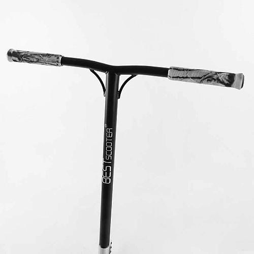Самокат трюковий Best Scooter BS-77101 (4) HIC-система, ПЕГИ, алюмінієвий диск та дека з ПРИНТОМ, колеса PU, d = 110мм, ширина керма - 60 см, в коробці