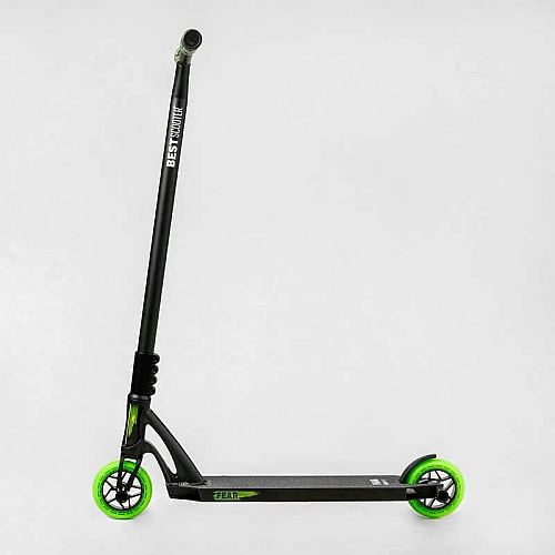 Самокат трюковый Best Scooter FEAR МТ-60611, SCS-система, ПЭГИ, алюминиевые диски и дека.
