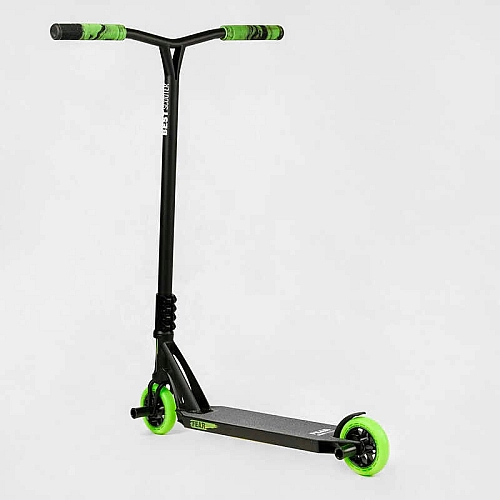 Самокат трюковый Best Scooter FEAR МТ-60611, SCS-система, ПЭГИ, алюминиевые диски и дека.