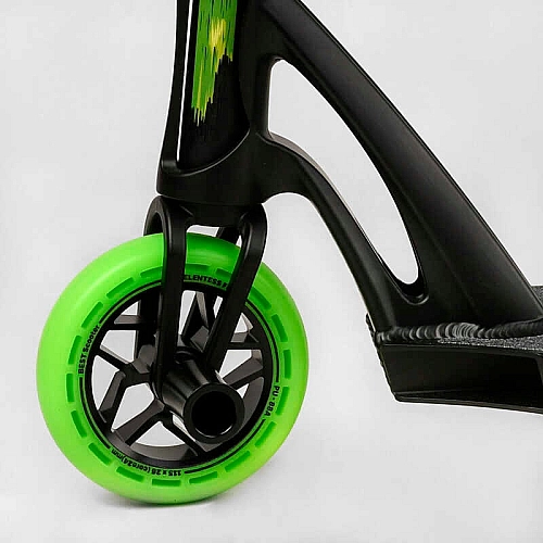 Самокат трюковый Best Scooter FEAR МТ-60611, SCS-система, ПЭГИ, алюминиевые диски и дека.