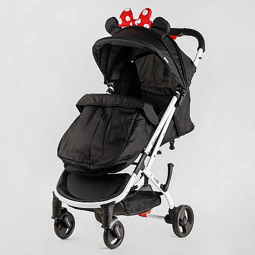 Коляска прогулянкова дитяча JOY Elegans A-12295 рама алюмінієва, футкавер, підсклянник, телескопічна ручка