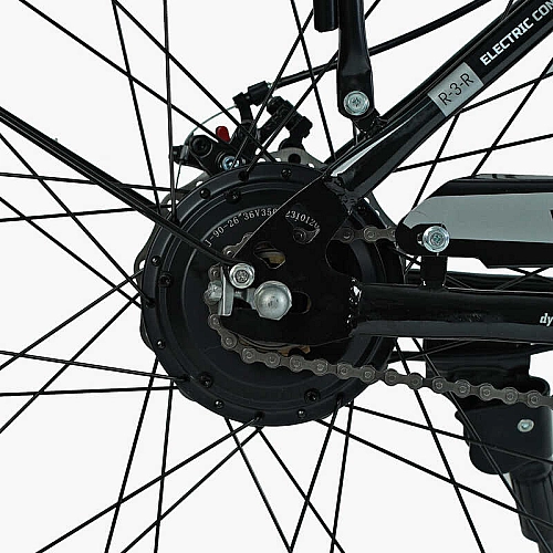 Електровелосипед Corso «Volt Bike» 26" дюймів TB-26033 (1) БЕЗ КОШИКА, рама сталева, одношвидкісний, зібраний на 75, у коробці