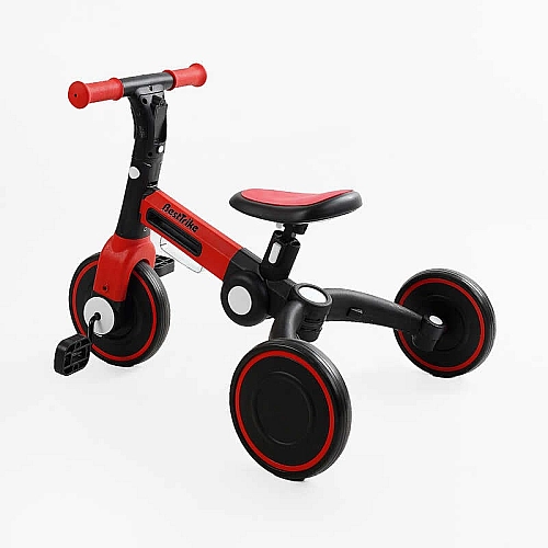 Велосипед 3-х колісний BS-45459 "Best Trike" (1) колеса EVA переднє 8’’, заднє 6’’, нейлонова рама, трансформується у велобіг, підсвічування