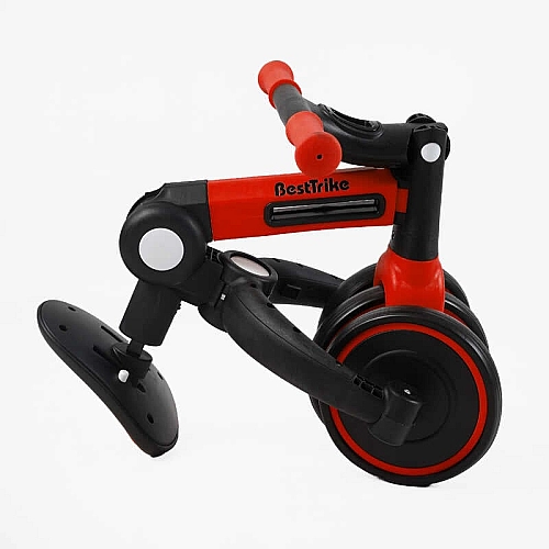 Велосипед 3-х колісний BS-45459 "Best Trike" (1) колеса EVA переднє 8’’, заднє 6’’, нейлонова рама, трансформується у велобіг, підсвічування