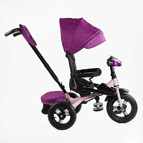 Велосипед 6088 F – 736-07 Best Trike ПОВОРОТНЕ СИДІННЯ, СКЛАДНЕ КЕРМО, ФАРА МУЗИЧНА З USB,Bluetooth НАДУВНІ КОЛЕСА, ПУЛЬТ ВКЛЮЧЕННЯ СВІТЛА І ЗВУКУ