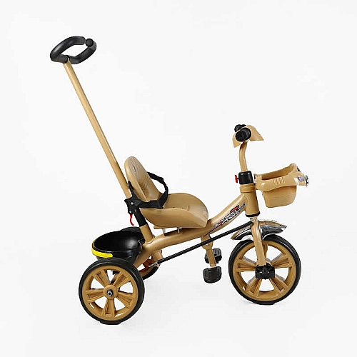 Велосипед 3-х колісний BS-70619 "Best Trike" (1) колеса EVA переднє 10’’, заднє 8’’, сталева рама, УКР. ОЗВУЧУВАННЯ, батьківська ручка