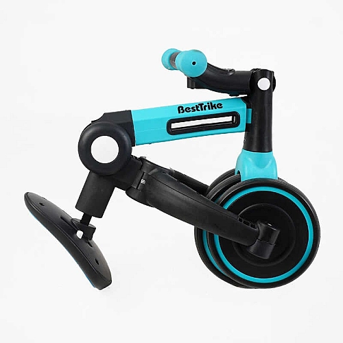 Велосипед 3-х колісний BS-77552 "Best Trike" (1) колеса EVA переднє 8’’, заднє 6’’, нейлонова рама, трансформується у велобіг, підсвічування