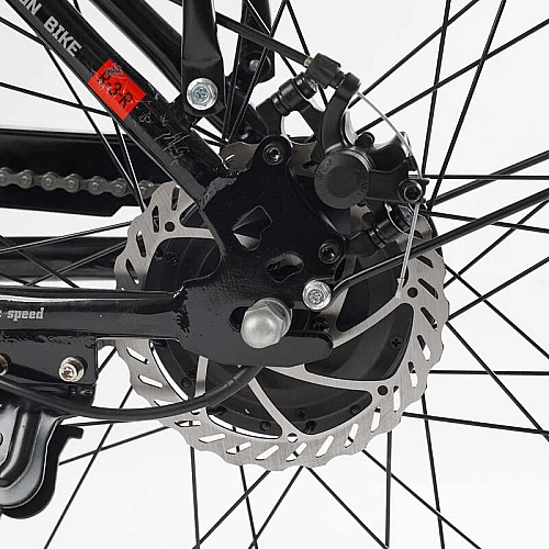 Електровелосипед Corso «VOLT BIKE» 26" дюймів TB-50082 (1) рама сталева, двигун 350W, акум. 36V10Ah, одношвидкісний, БЕЗ КОРЗИНИ, у коробці