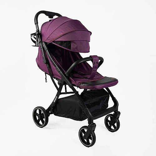 Коляска прогулянкова дитяча JOY Geneva GN-42285 рама алюмінієва, футкавер, підсклянник, телескопічна ручка