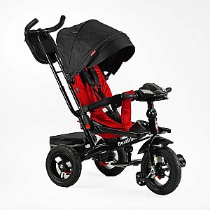 Велосипед 6088 F – 789-05 Best Trike ПОВОРОТНЕ СИДІННЯ, СКЛАДНЕ КЕРМО, ФАРА МУЗИЧНА З USB,Bluetooth НАДУВНІ КОЛЕСА, ПУЛЬТ ВКЛЮЧЕННЯ СВІТЛА І ЗВУКУ