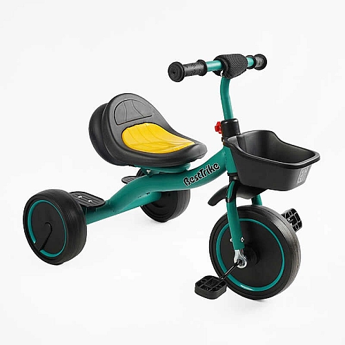 Велосипед 3-х колісний BS-47603 "Best Trike" (1) колеса EVA переднє 10’’, заднє 8’’, сталева рама, УКР.ОЗВУЧУВАННЯ, світло, кошик