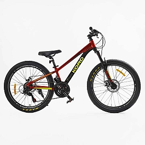 Велоcипед Спортивний Corso Kord 24" дюймів KD-74012