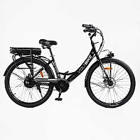 Електровелосипед Corso «VOLT BIKE» 26" дюймів TB-60174 (1) рама сталева, двигун 350W, акум. 36V10Ah, одношвидкісний, БЕЗ КОРЗИНИ, у коробці