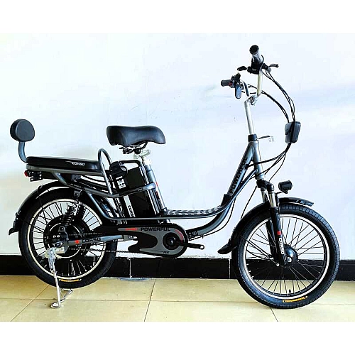 Електровелосипед Corso «Powerfull» 20" дюймів PF-31182 (1) рама алюмінієва, двигун 500W, акум. 48V13Ah літієвий, зібраний на 75, у коробці